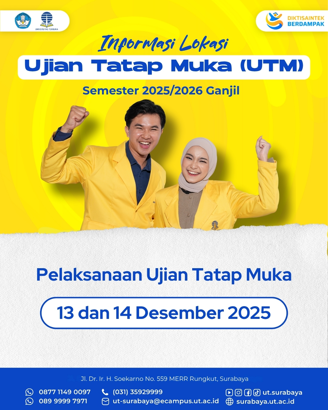 Informasi Lokasi UTM Semester 2025/2026 Ganjil